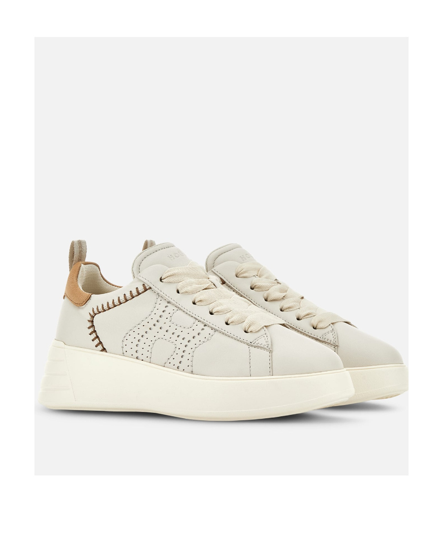 HOGAN HOGAN REBEL H564 PLATFORM LACE-UP SNEAKERS