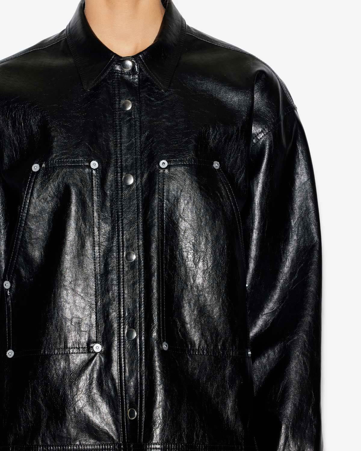 Isabel Marant Étoile Isabel Marant Etoile Ayali Black Leather Dress In Black