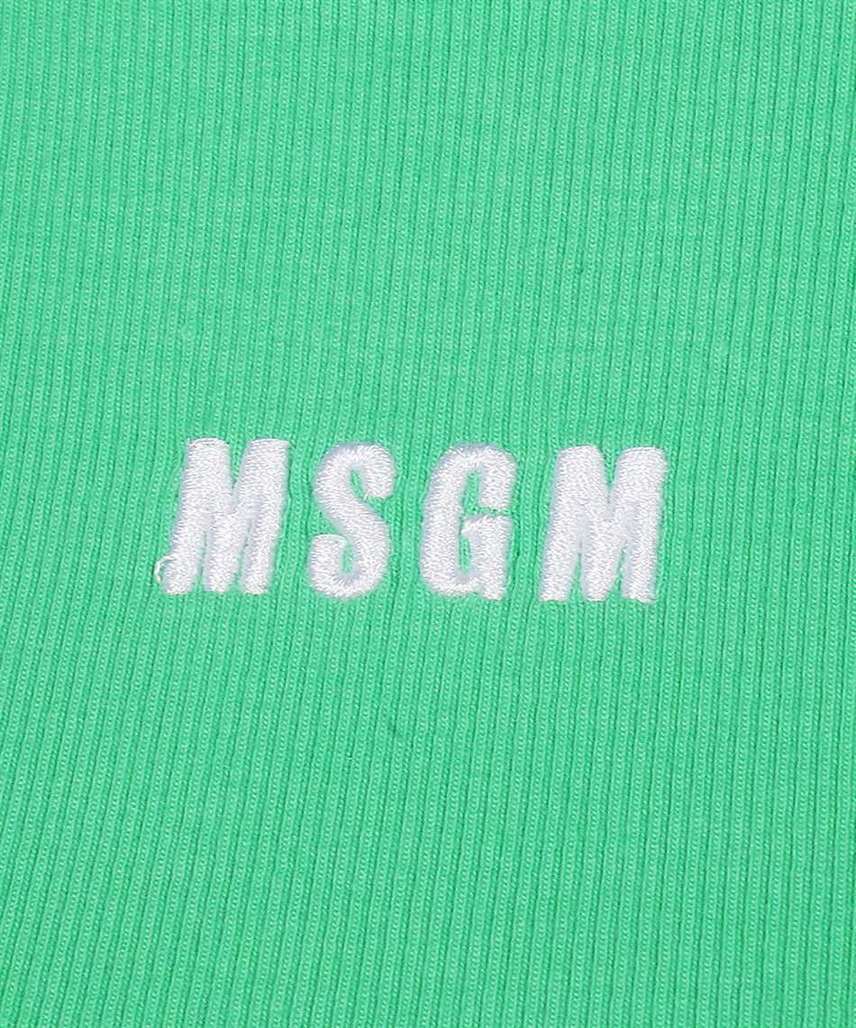 Msgm Logo Vest In Green