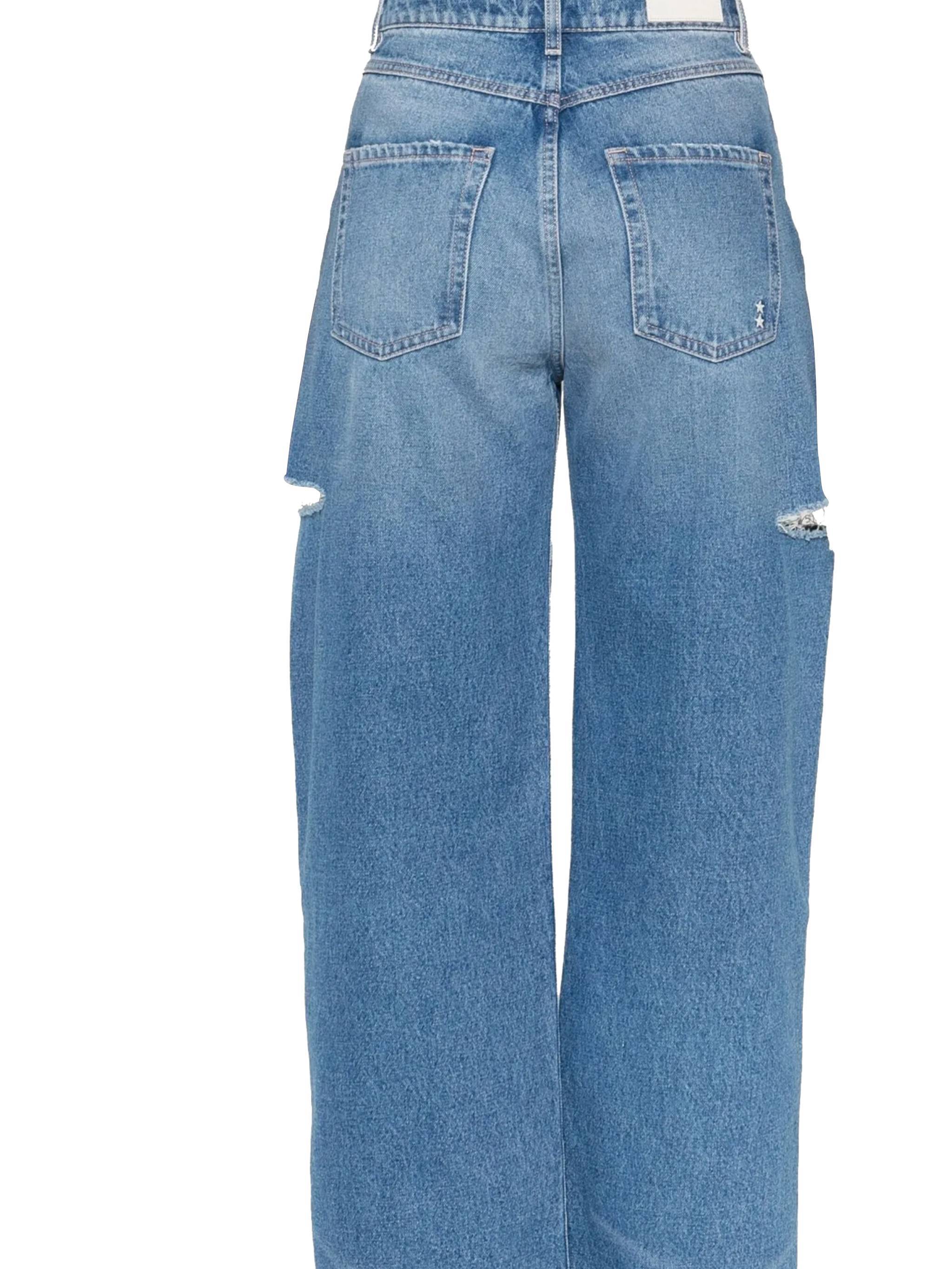 Icon Denim Poppy Eco Wide-leg Jeans In Blue