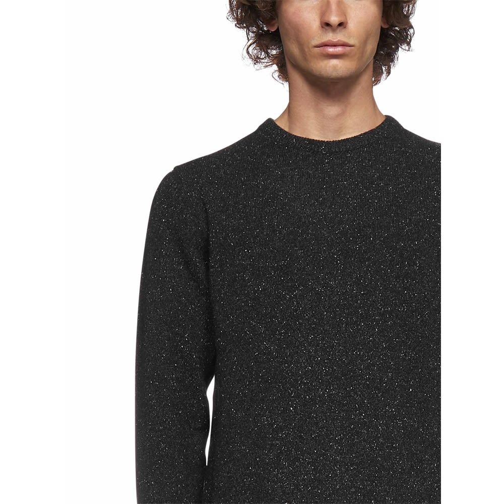 Barbour Tisbury Crewneck Knitted Jumper In Black
