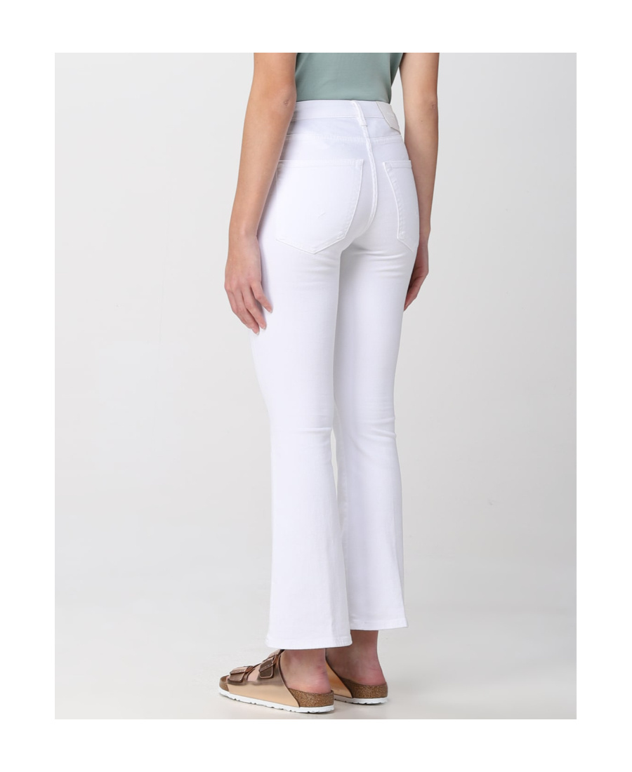 Dondup Horn Denim Trousers In White