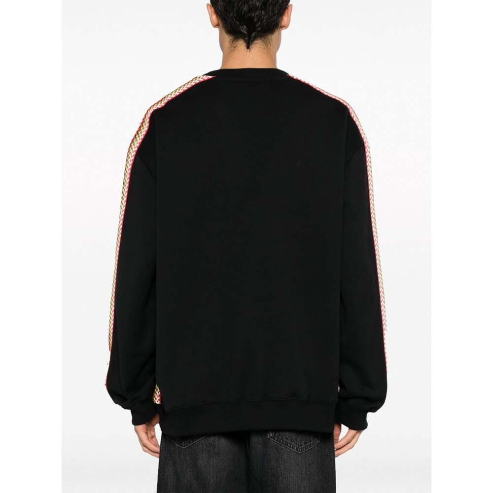 Lanvin Curb Lace-embellished T-shirt In Black
