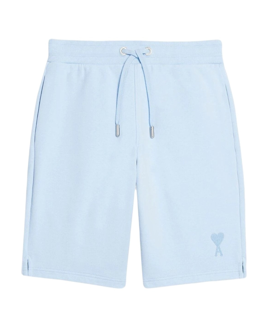 AMI ALEXANDRE MATTIUSSI EMBROIDERED-LOGO TRACK SHORTS