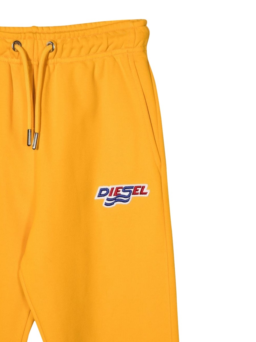 Diesel Jogger With Logo In Yellow