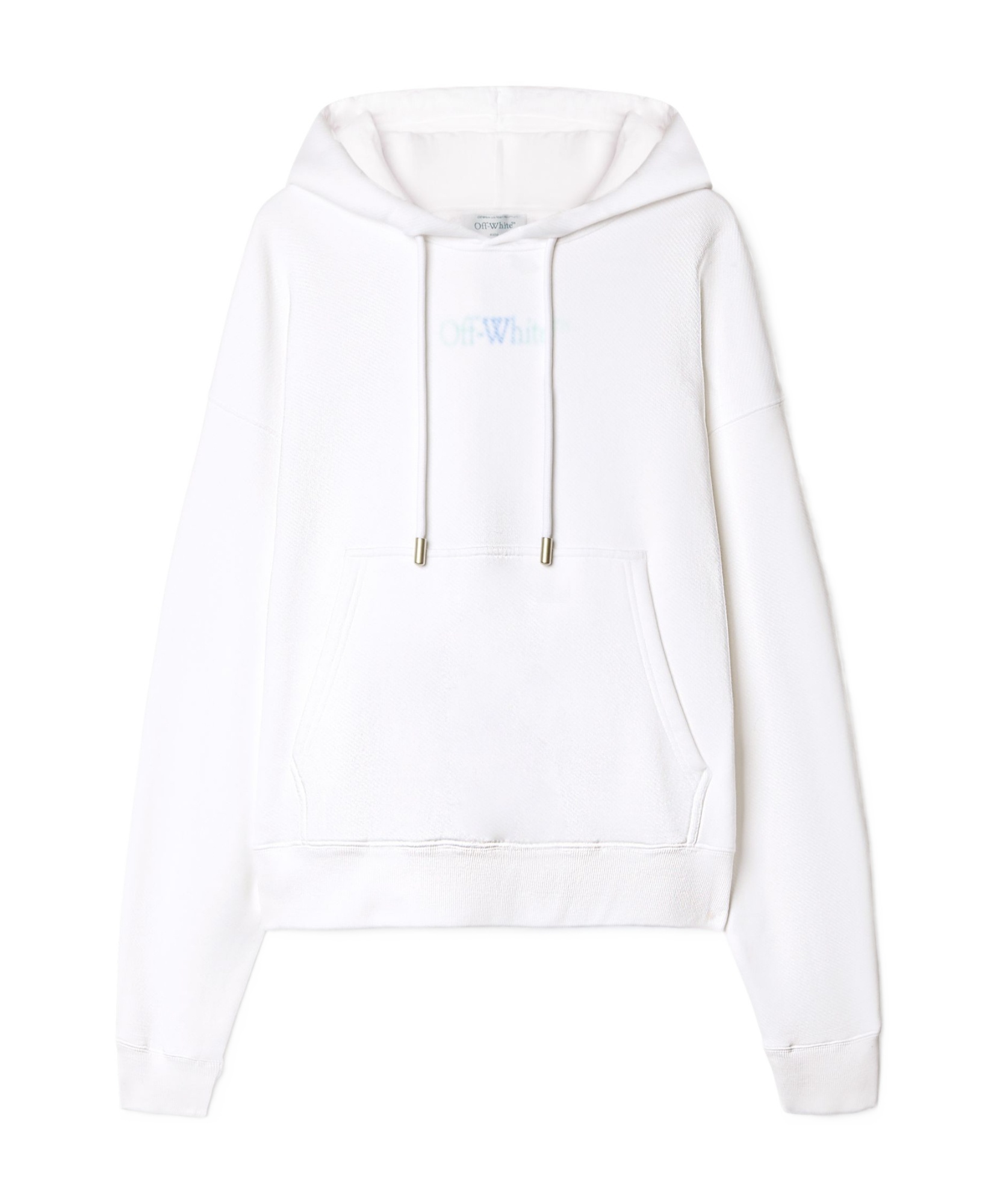 Off-white Arrow Skate Cotton Hoodie In White