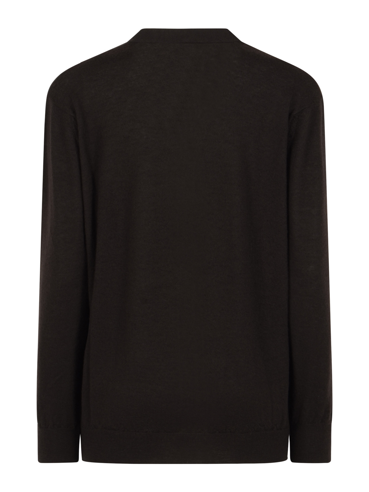 Prada Long-sleeved Sweater In Brown