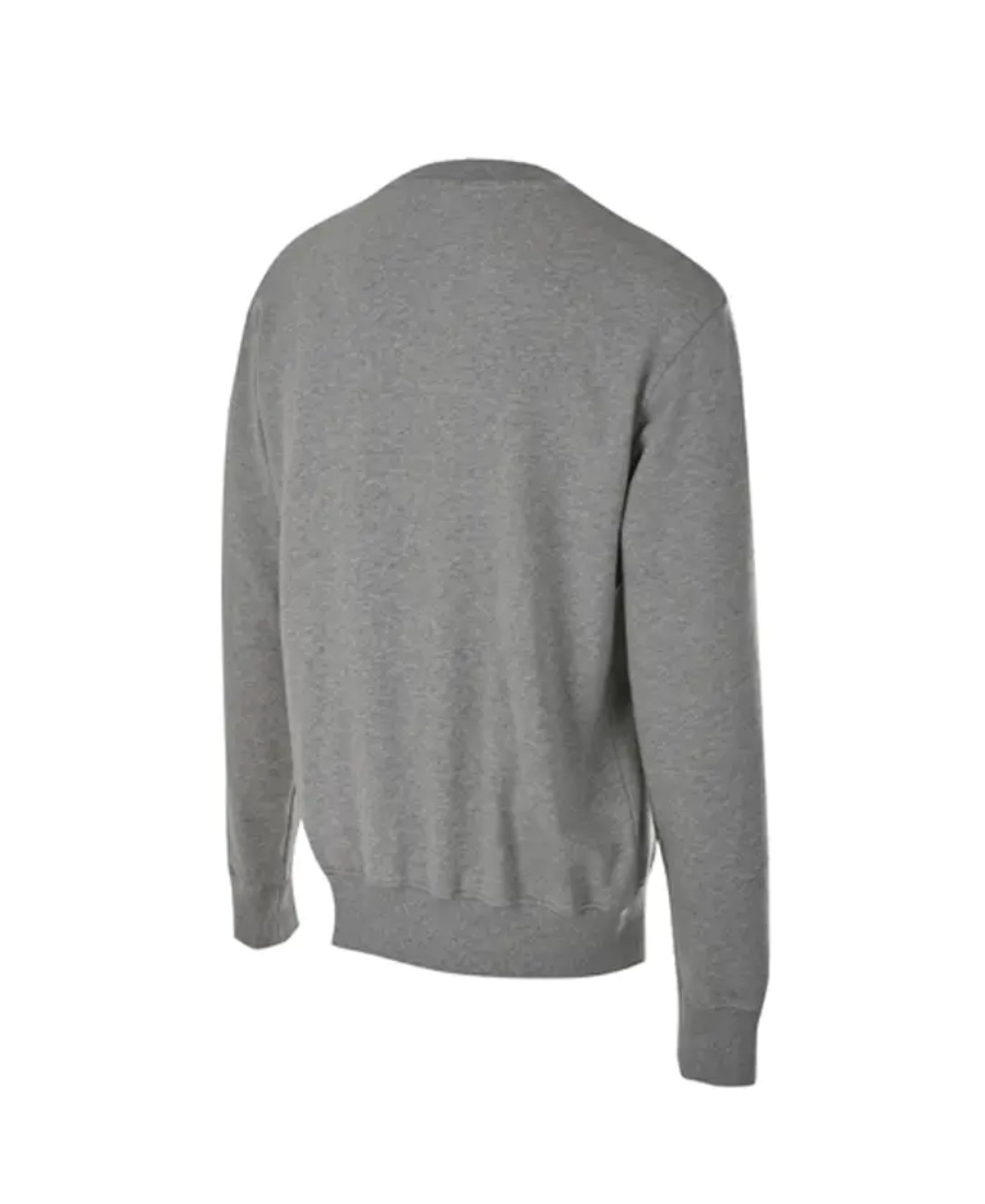 Just Cavalli Round-necked Printed Sweater In Gray