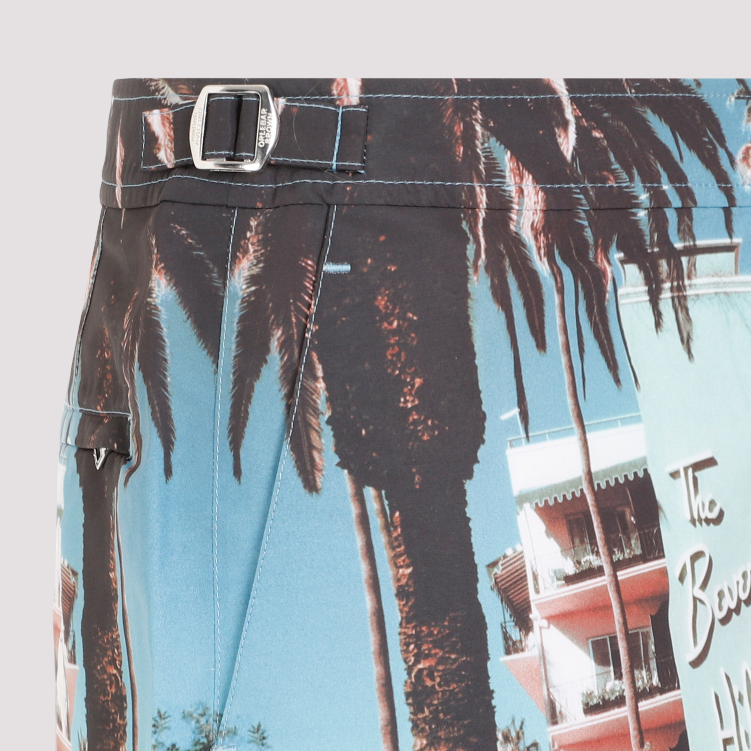 Orlebar Brown Bulldog Photographic Print Swim Shorts In Black