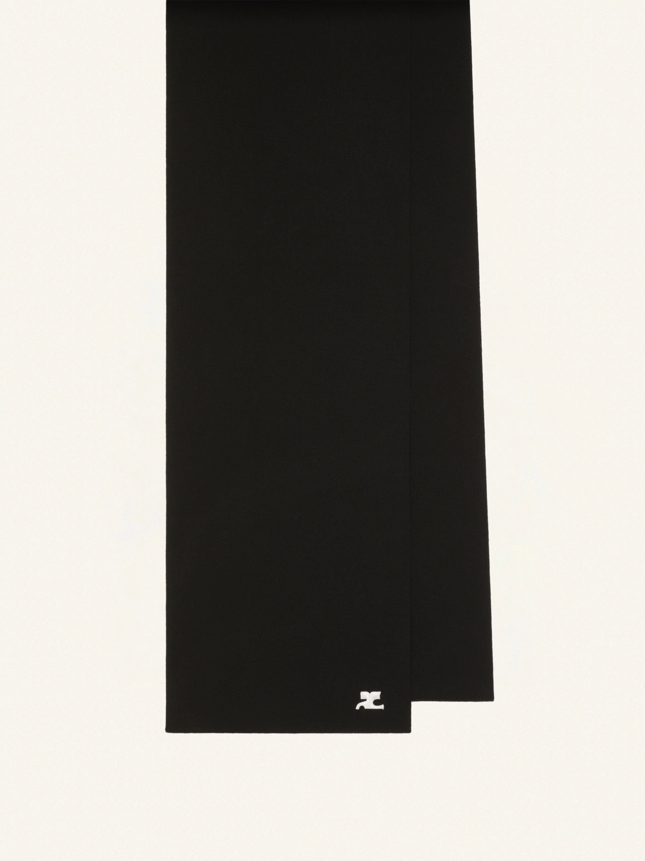 Courrèges Ac Milano Knit Scarf In Black
