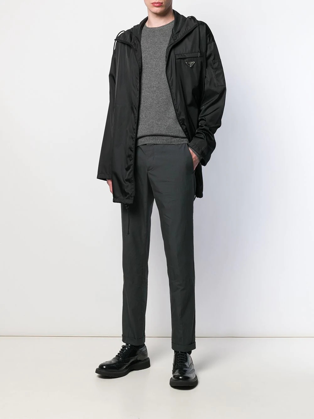 Prada Crew Neck Cashmere Sweater