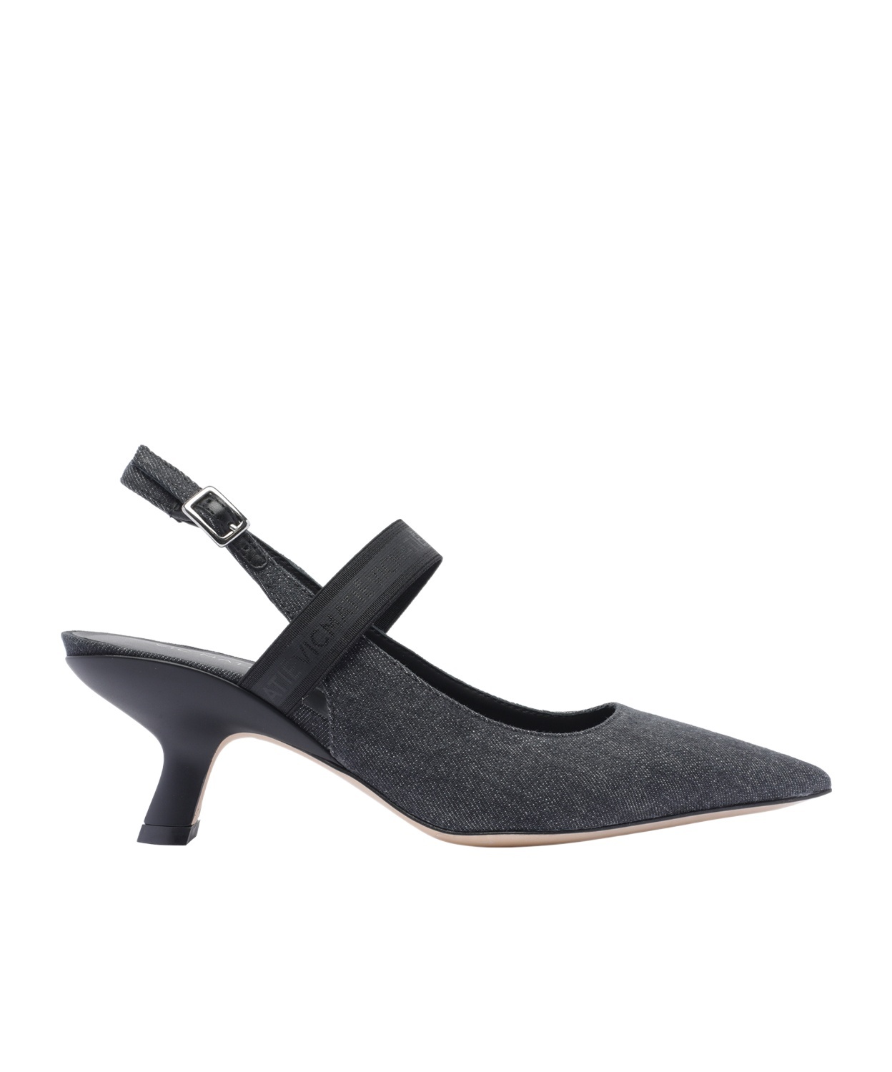 Shop Vic Matie Pointed Toe High Heel Sandals In Black