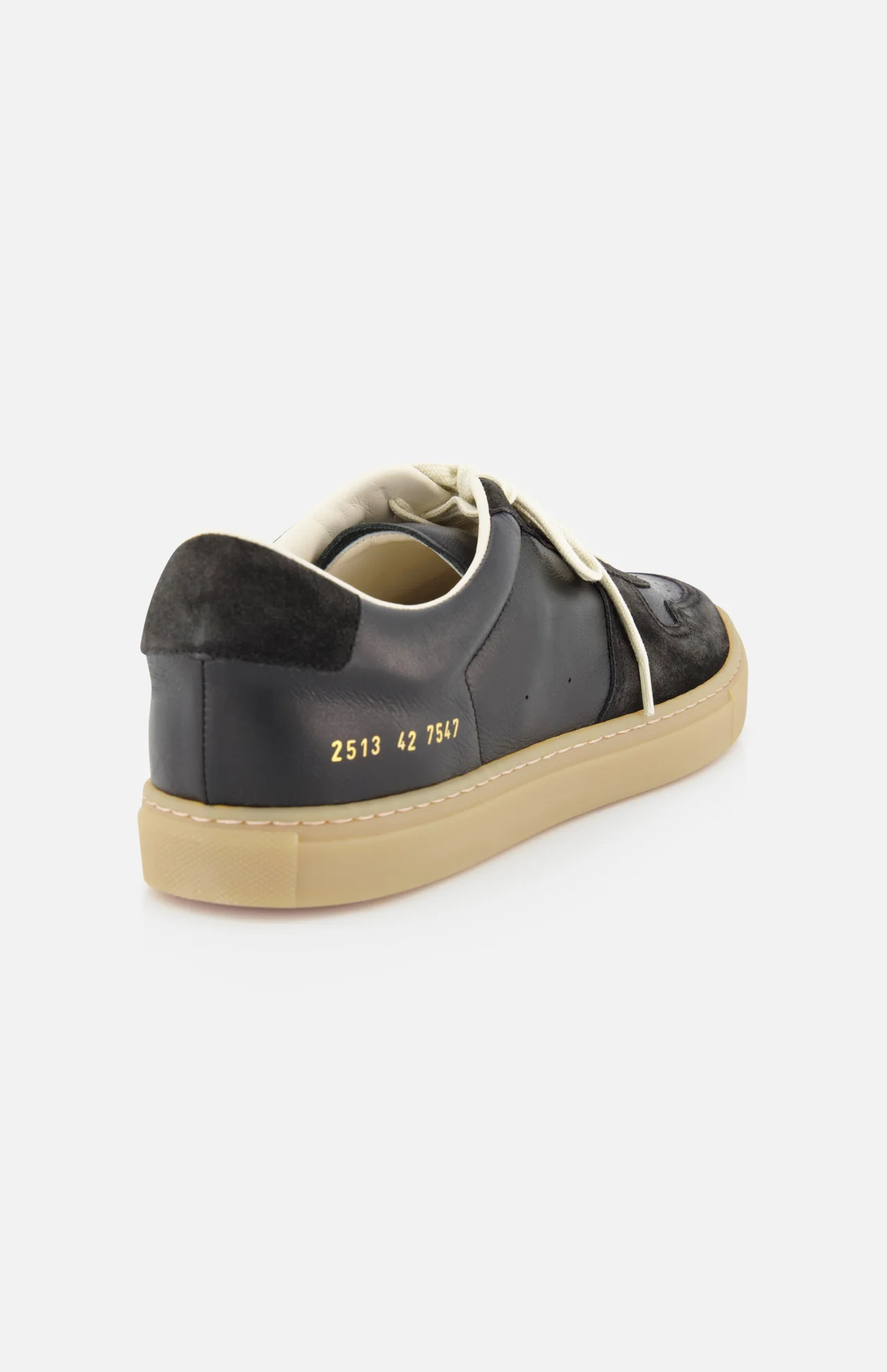 Common Projects Bball Duo Leather Sneakers In Black