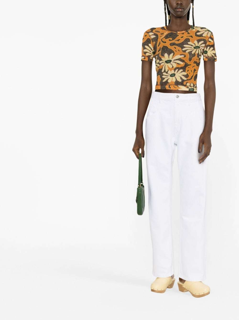 Isabel Marant Straight-leg Denim Jeans In White