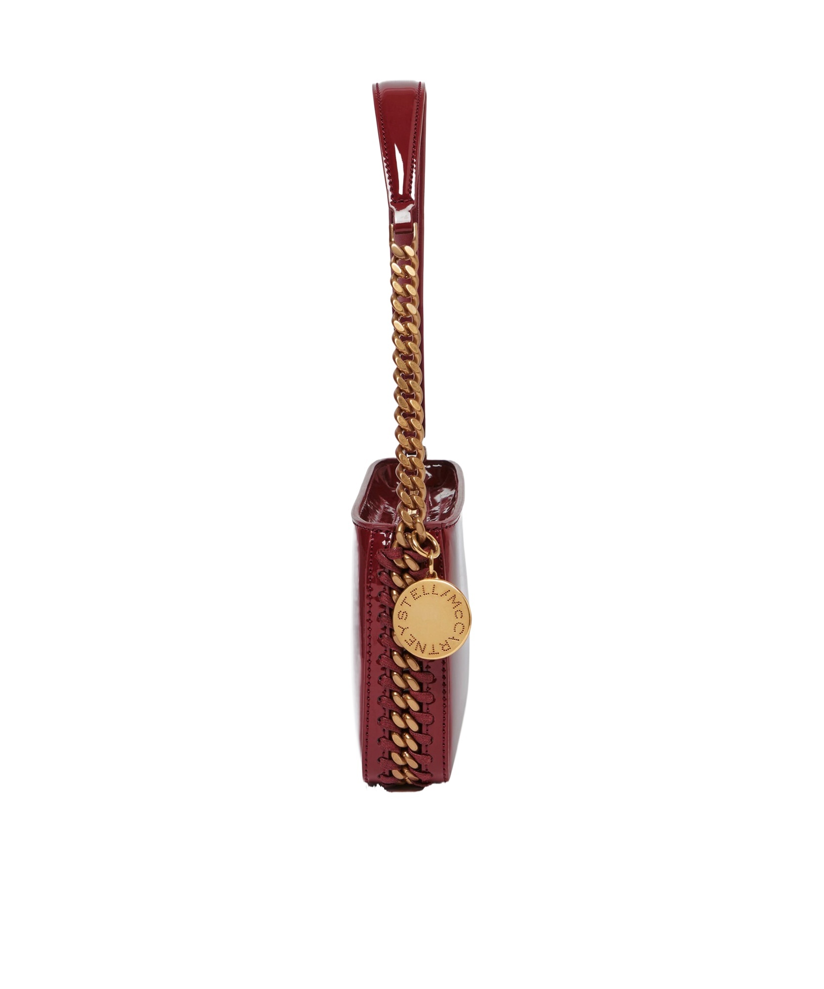 Stella Mccartney Frayme Baguette Shoulder Backpack In Red