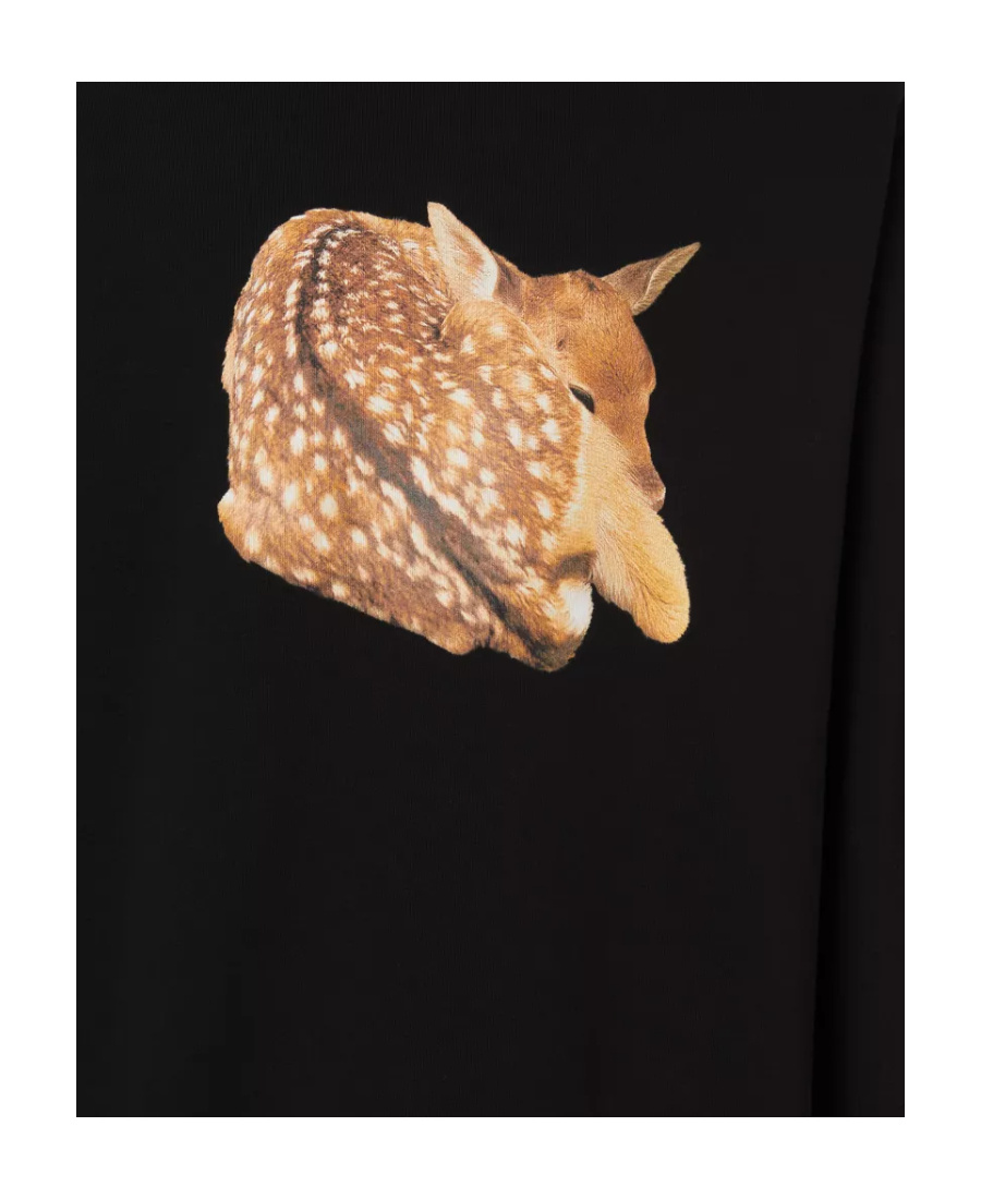 Burberry Graphic-print Cotton Sweatshirt In Black
