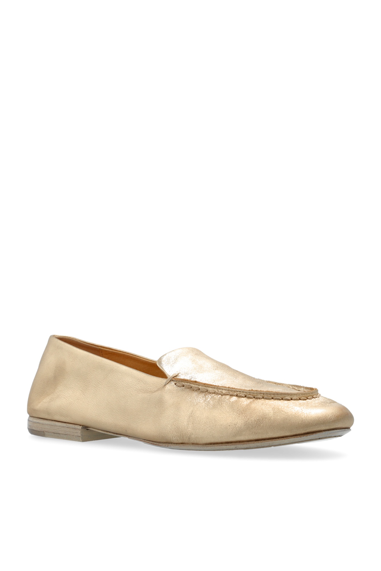 Marsèll Mandolo Leather Loafers In Gold