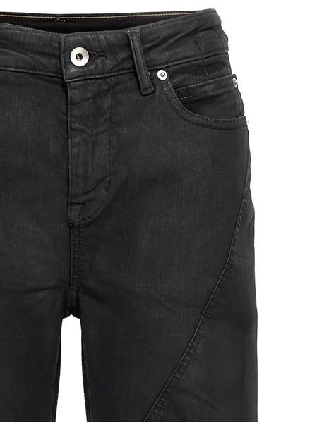 Rick Owens Drkshdw Bias Bootcut Jeans In Black