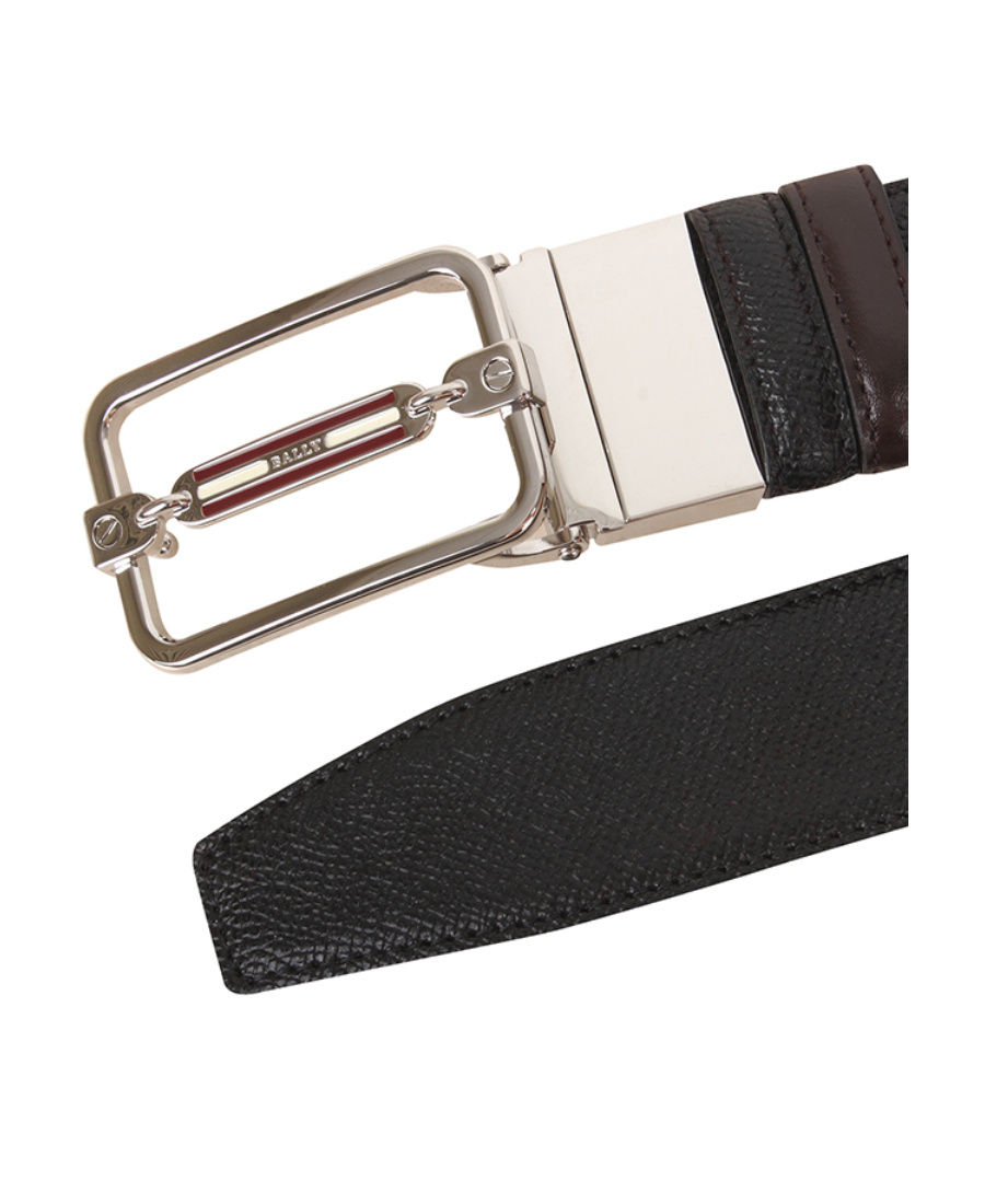 Bally Belt Wallet Set In Black