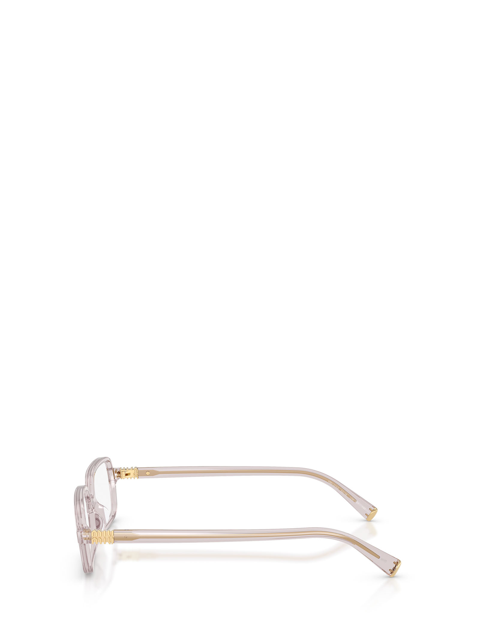 Miu Miu Full-frame Plain Mirror In Neutral