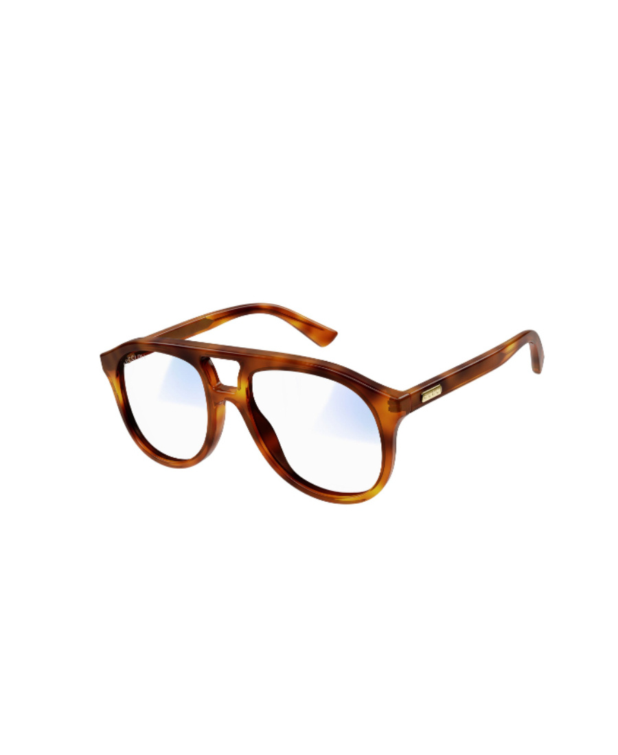 Gucci Eyewear Aviator Frame Sunglasses In Brown