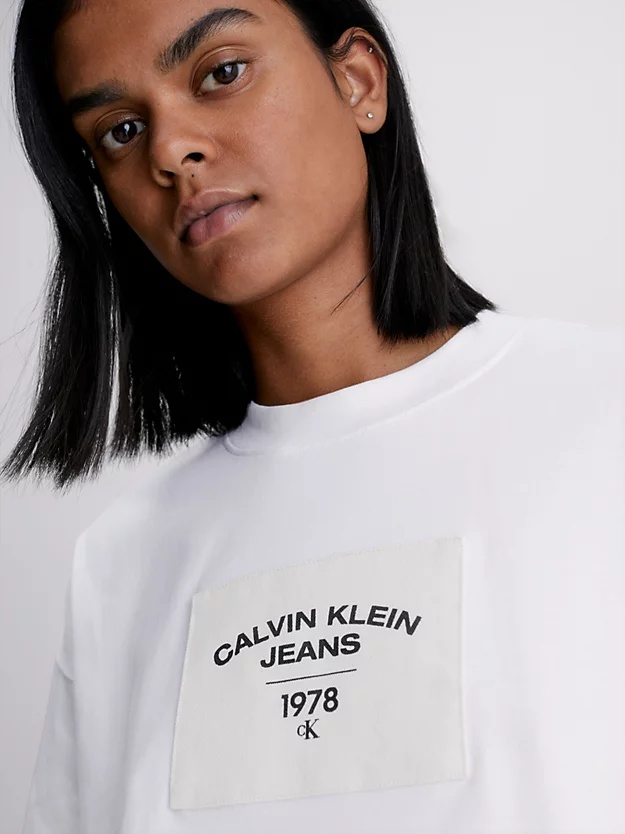 Calvin Klein Jeans Est.1978 Short-sleeved T-shirt In White