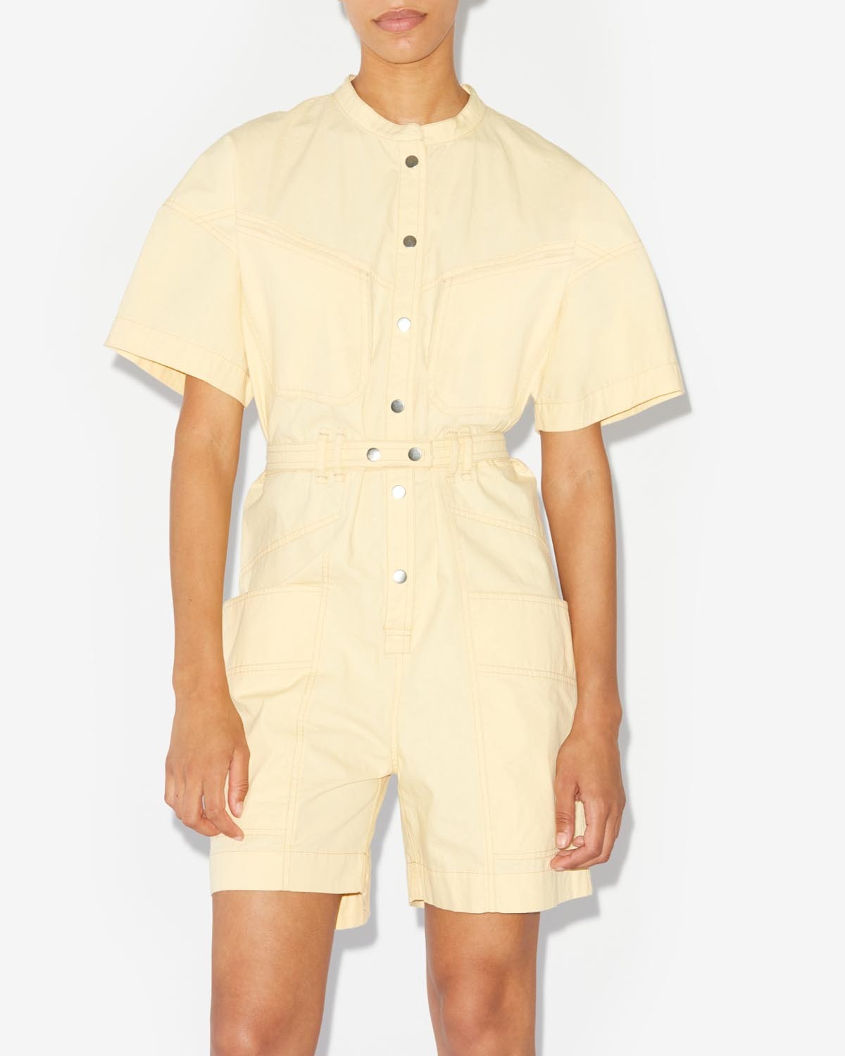 Shop Isabel Marant Étoile Kiara Overall In Nude
