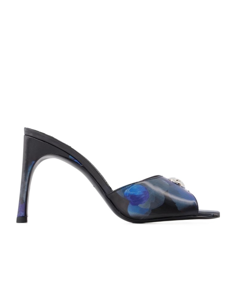 Shop Coperni Open-toed High-heeled Sandals In Black