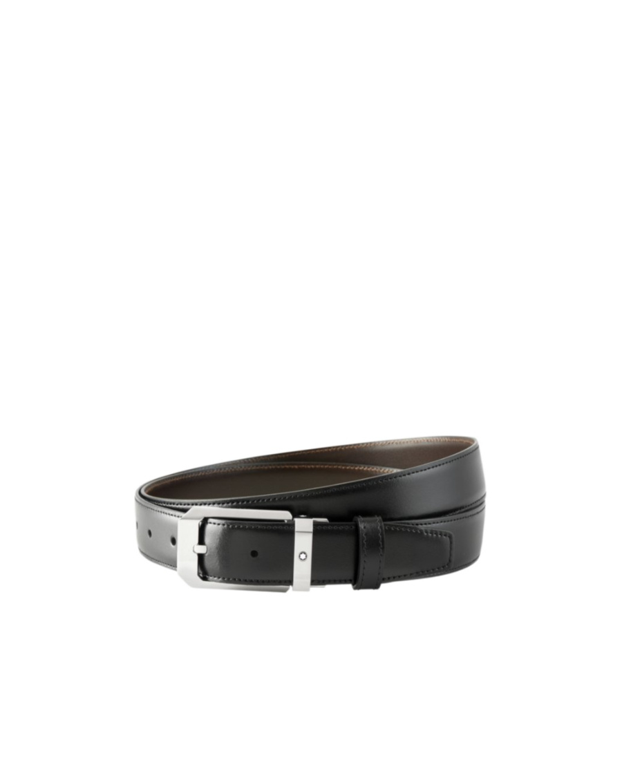 Montblanc Leather Reversible Pin Buckle Belt