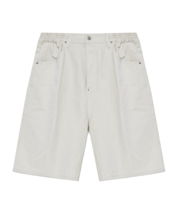 Dsquared2 Dsquared Men Denim Bermuda Shorts In White