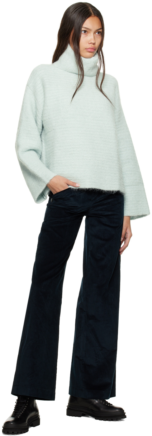 Apc Green Tess Turtleneck In White
