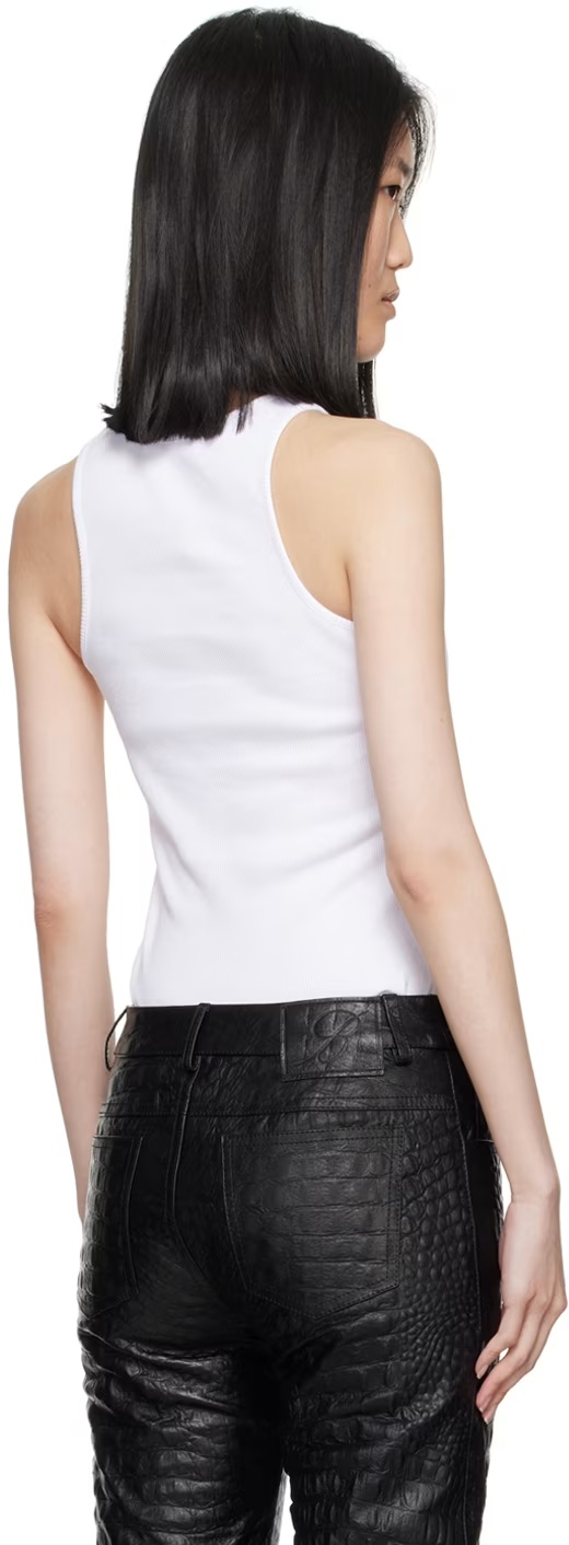 Blumarine Logo Round-neck Vest In Black