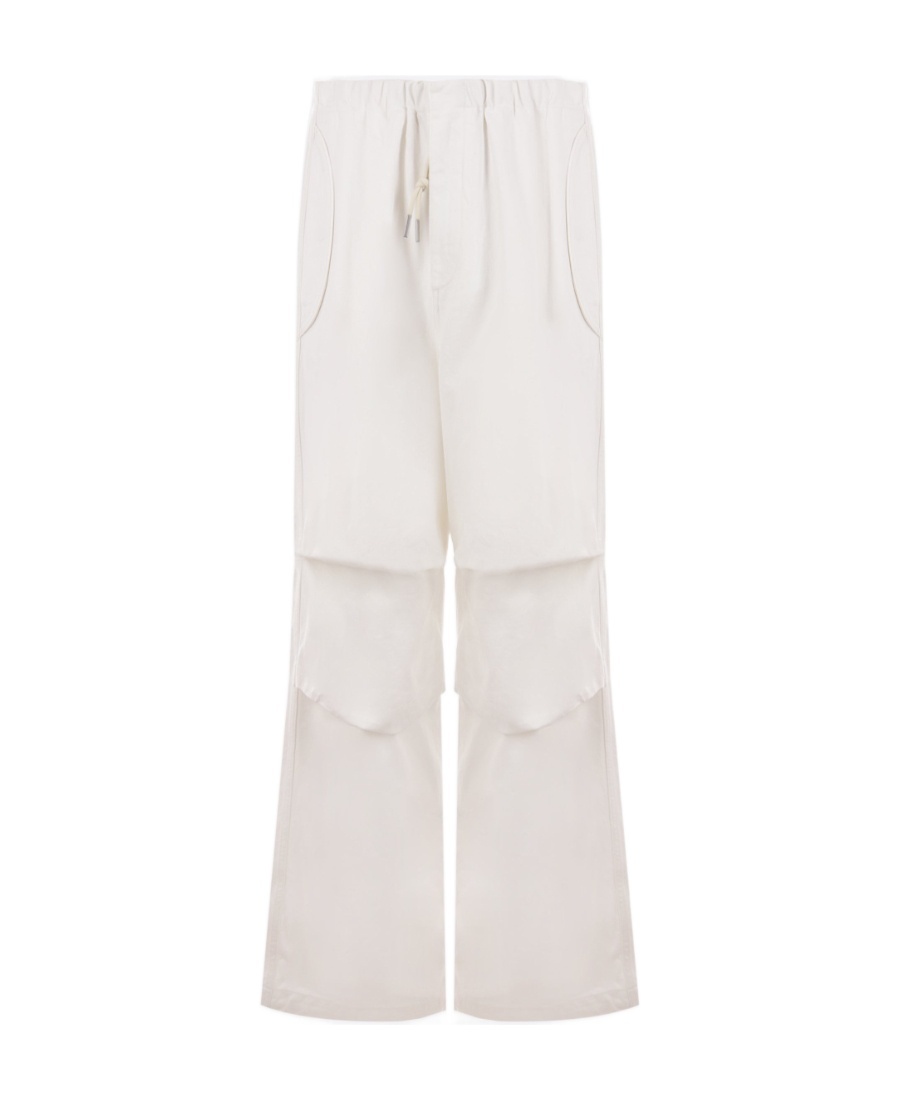 Jil Sander Mid-rise Straight-leg Trousers In White