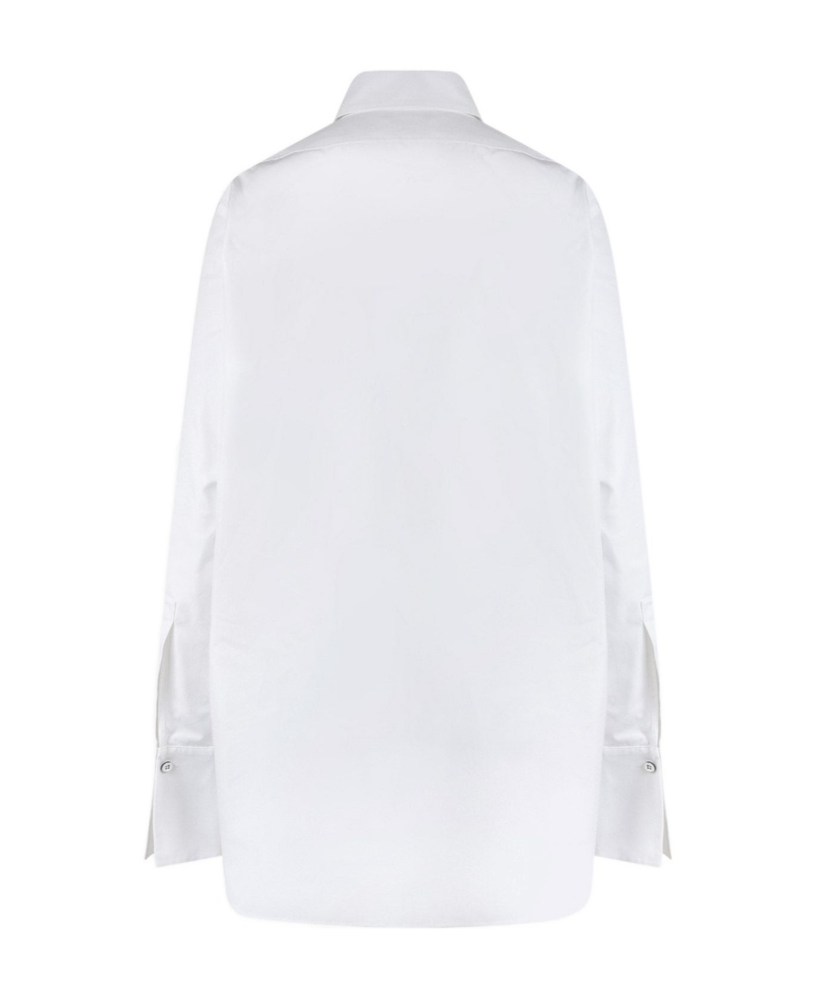 Jil Sander Long-sleeve Button-fastening Shirt In White