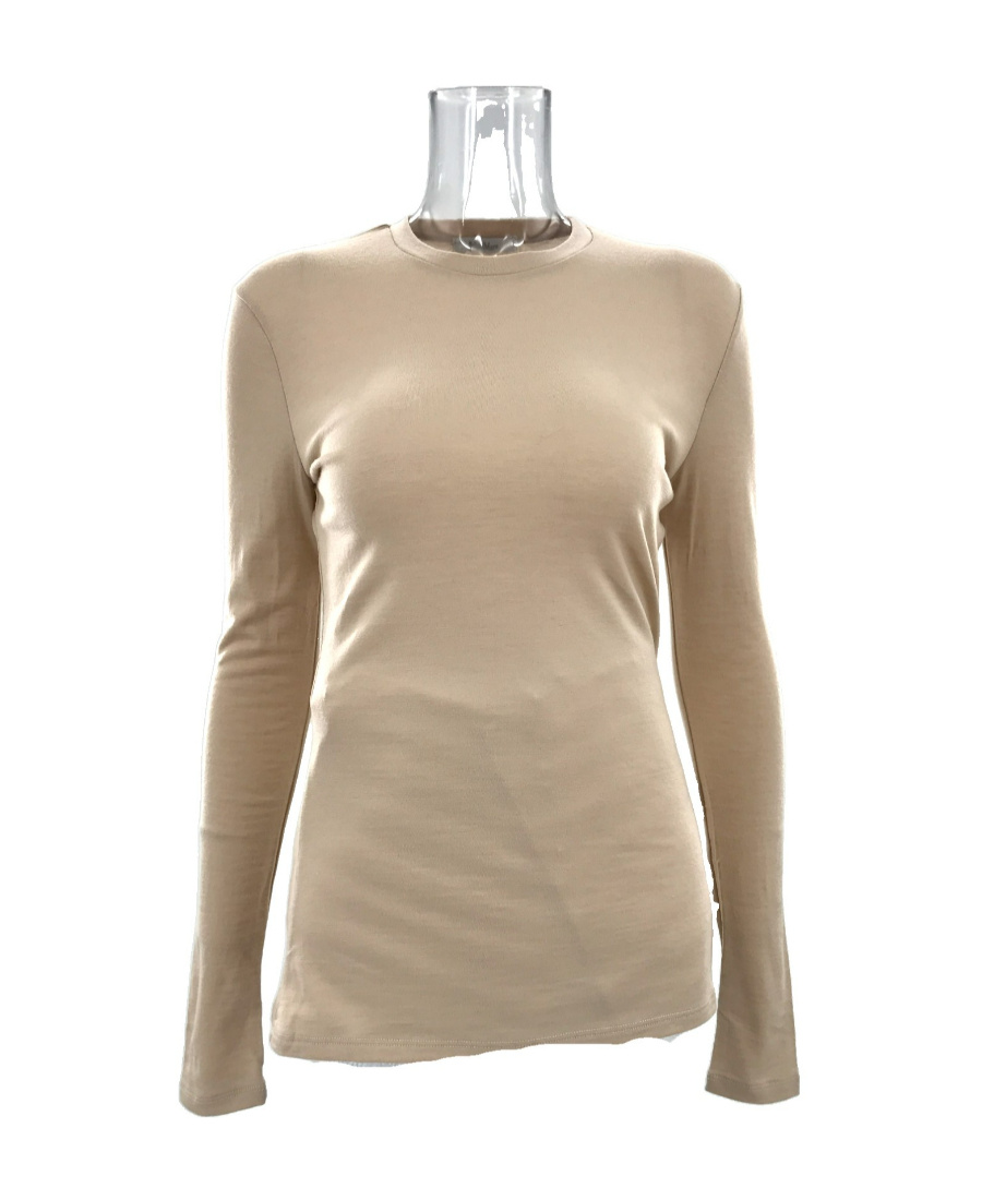 Max Mara Long-sleeved Sweater In Nude
