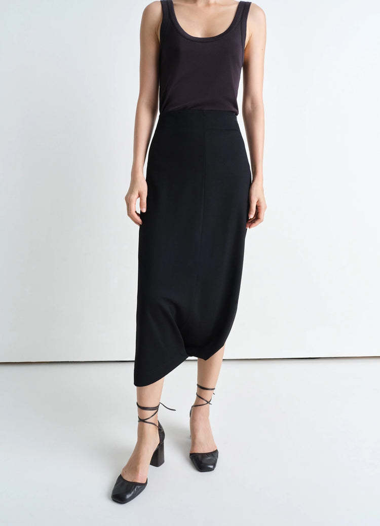 LEMAIRE TWISTED PLEATED SKIRT