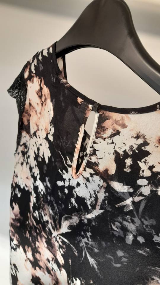 Max Mara Short-sleeved Blouse In Black