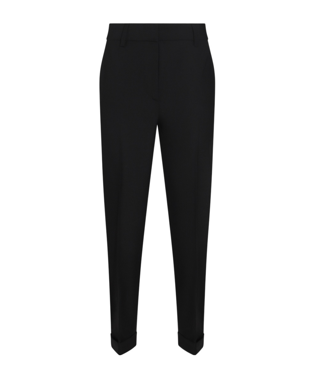 Antonelli Belt-loop Casual Pants In Black