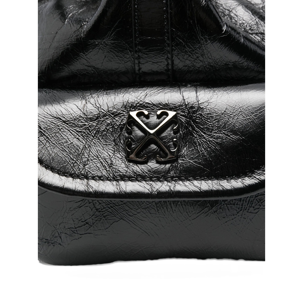 Off-white Dumbo Drawstring Bucket Bag In Black
