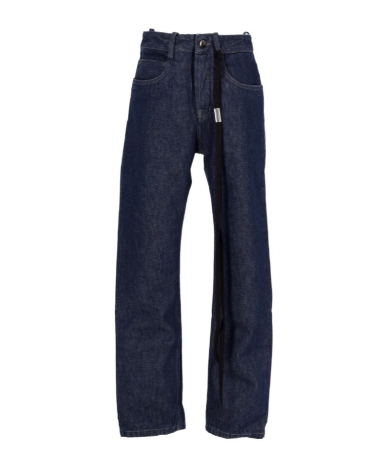 Ann Demeulemeester Belt-loop Jeans In Black