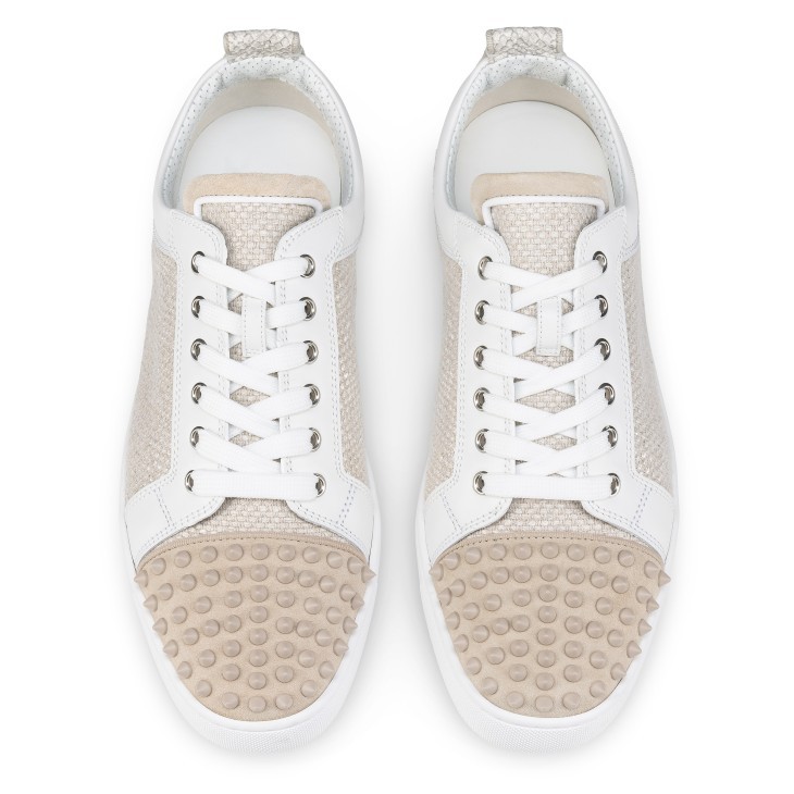 Christian Louboutin Rantulow Orlato Leather Low-top Sneakers In White