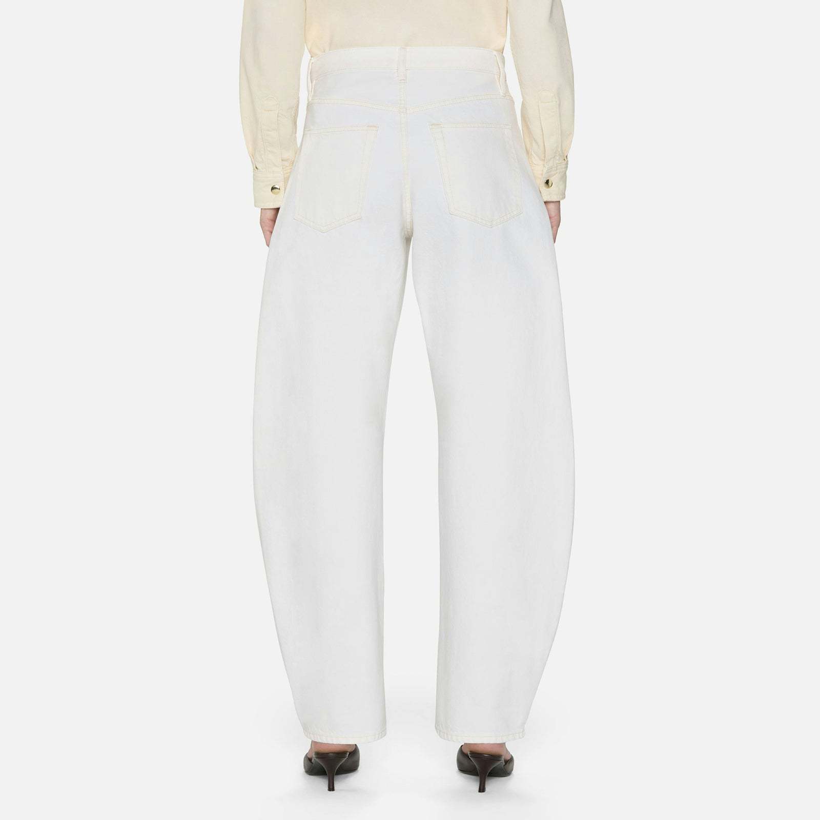 Frame Low Slung Barrel In White