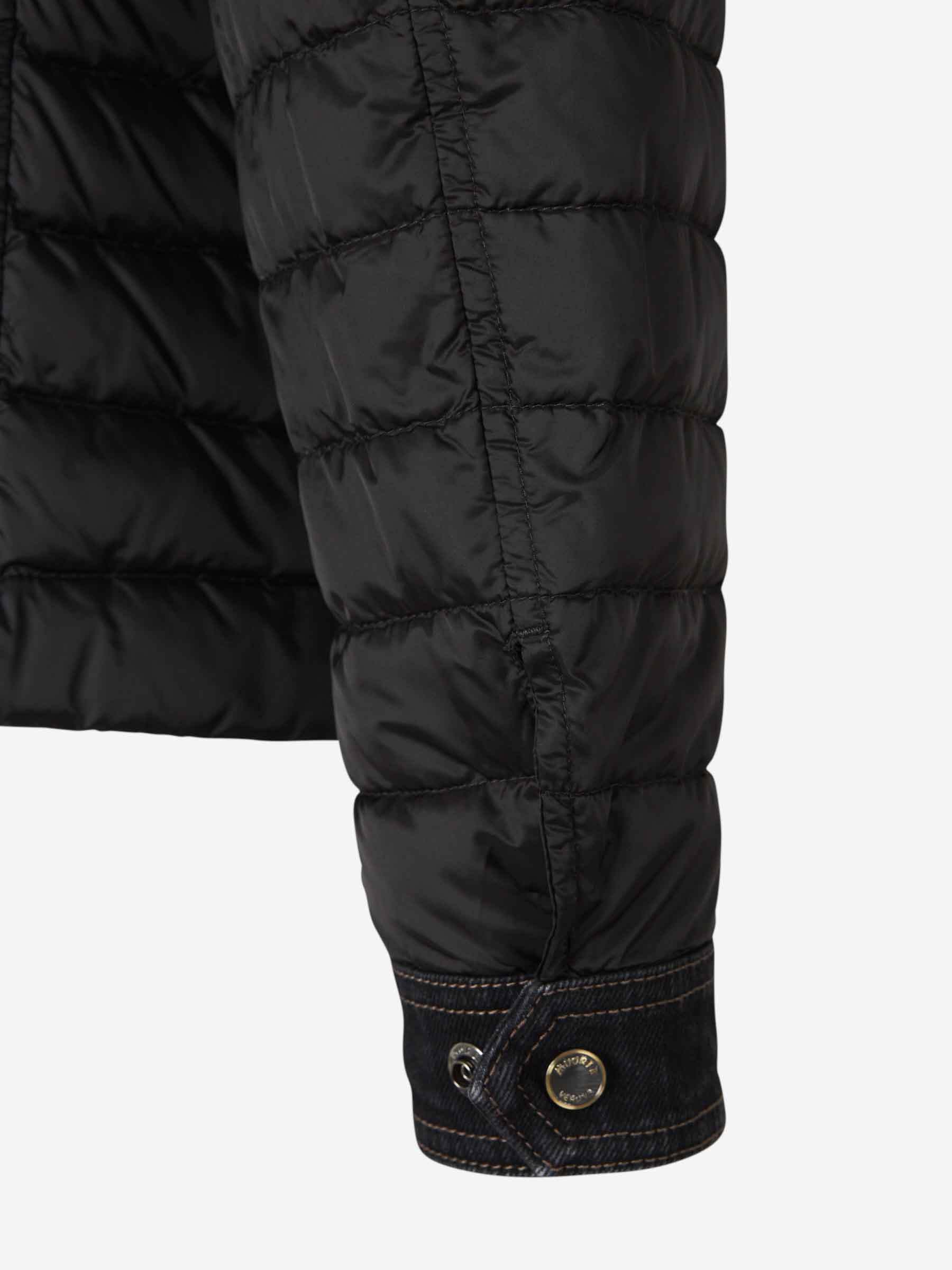 Moorer Mougi Quilted Down Jacket In Black
