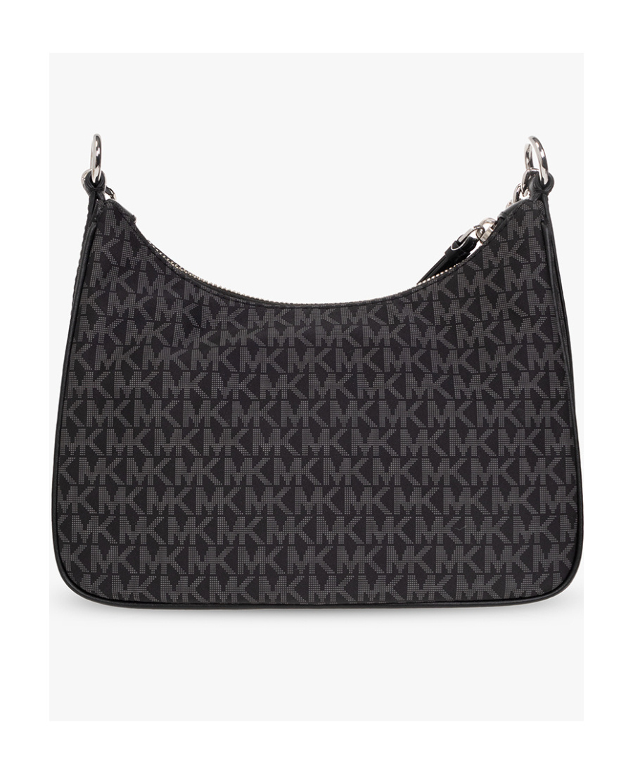 Michael Michael Kors Monogram-print Dual-handle Bag In Black