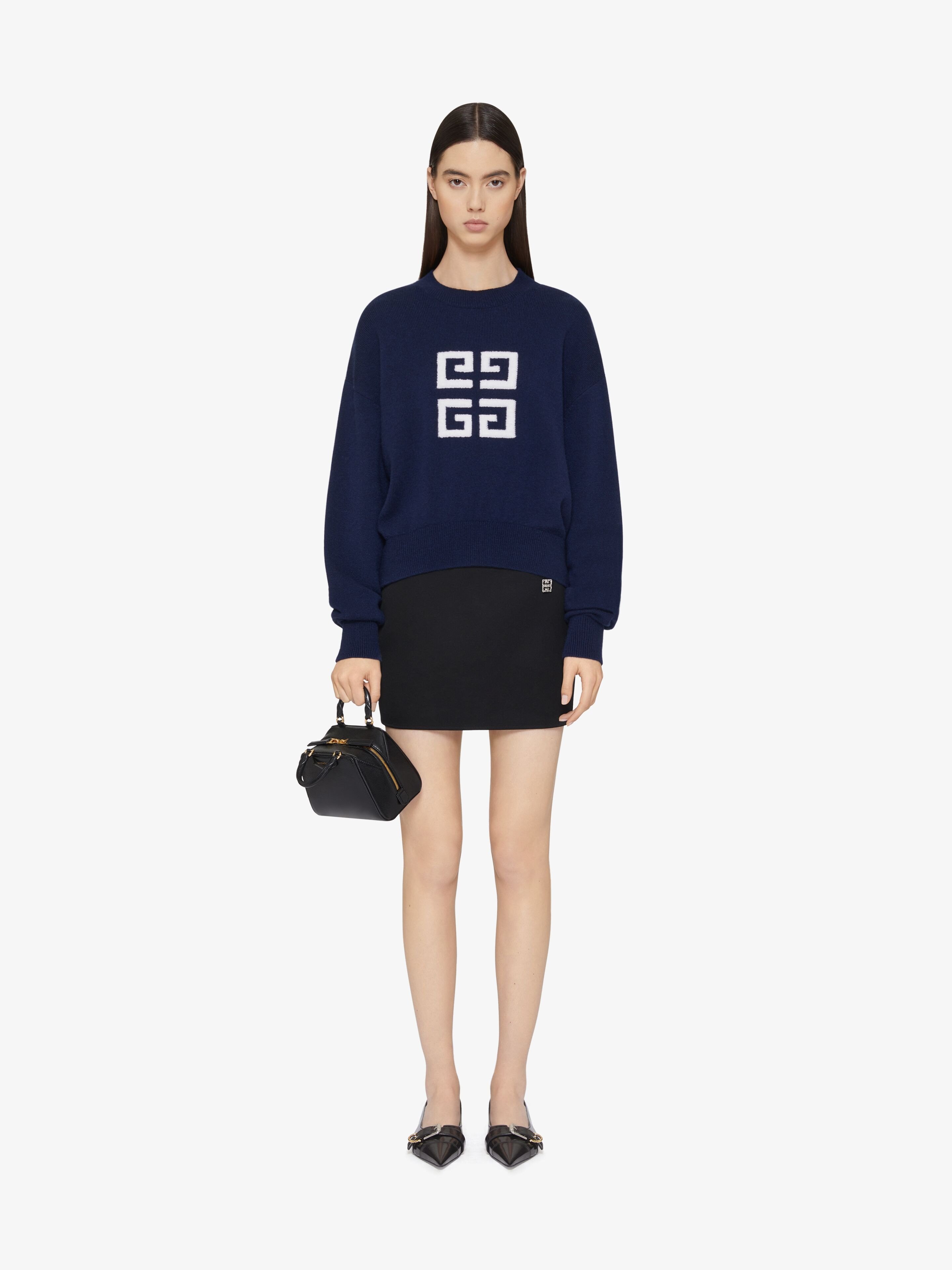 Givenchy 4g Sweater In Cashmere In Black
