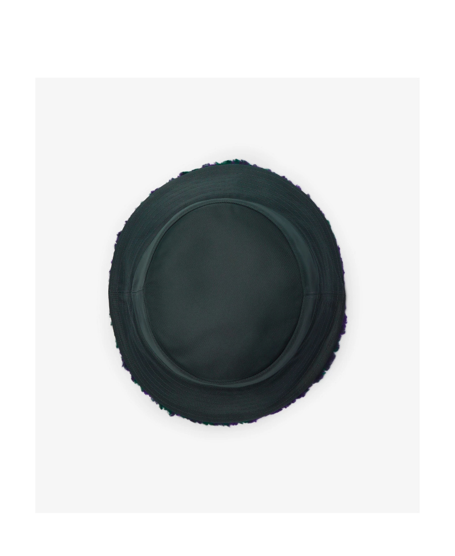 Burberry Equestrian Knight Reversible Bucket Hat In Green