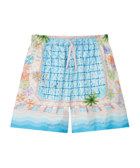 Casablanca Drawstring Shorts In Blue