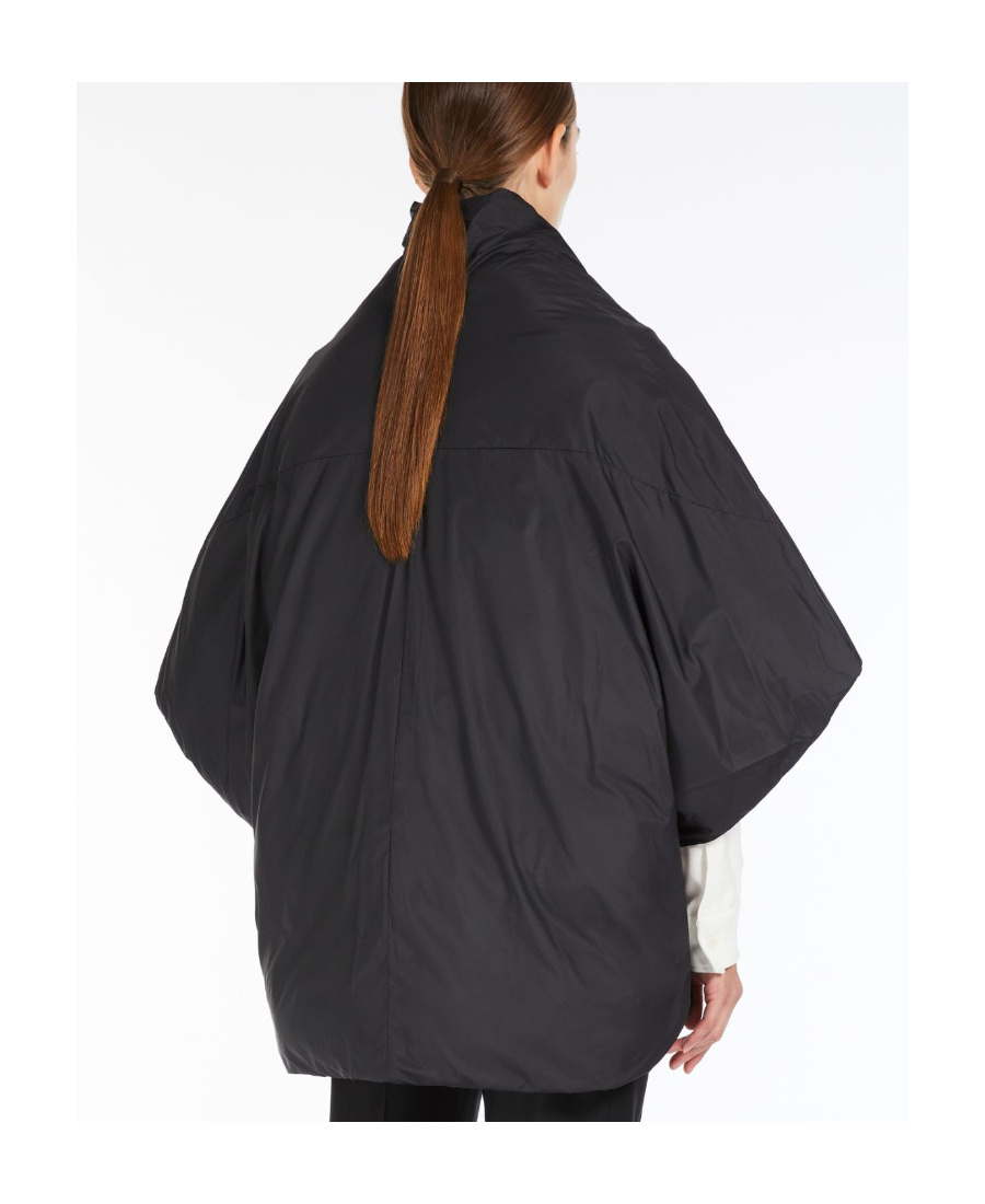 Max Mara Double-breasted Cloak In Black