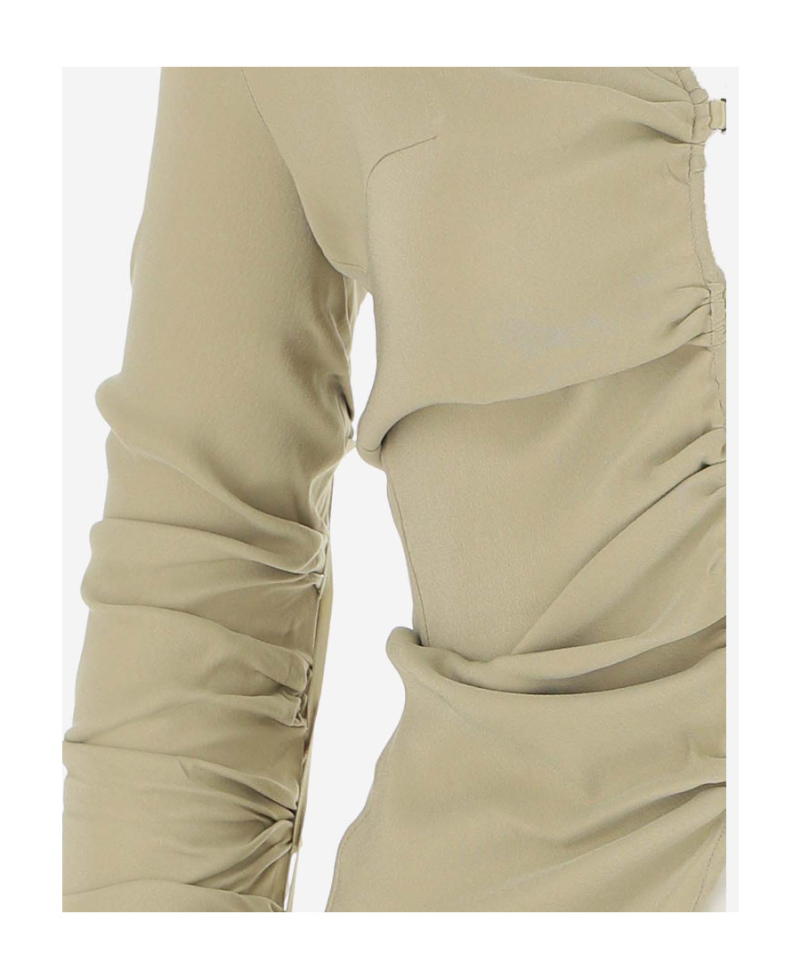 Jacquemus V-neck Long-sleeve Cardigan In Nude