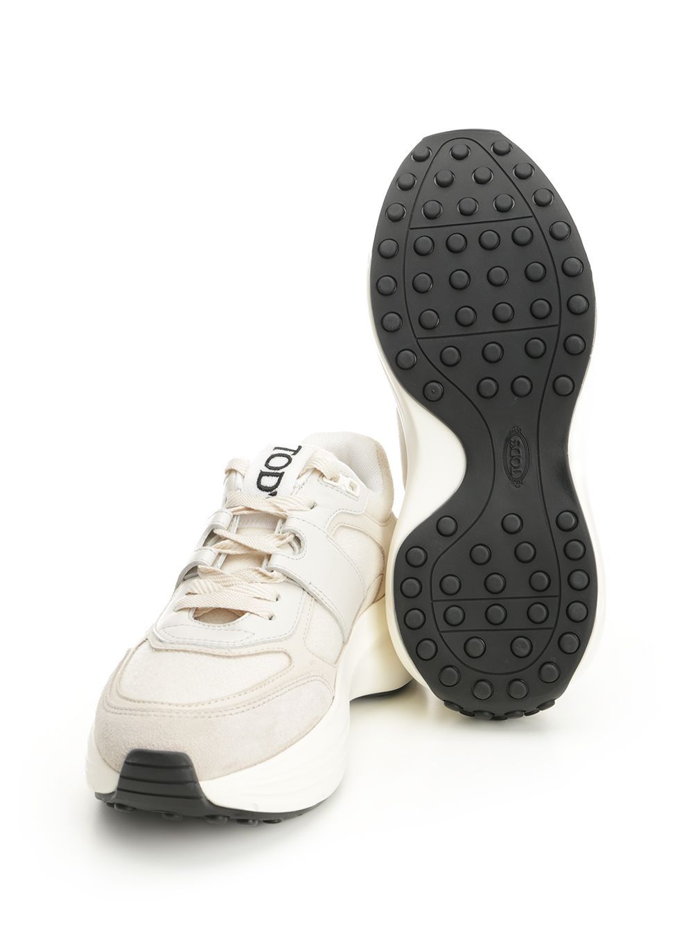 Tod's Sportiva 81l Allacciata Tec In White